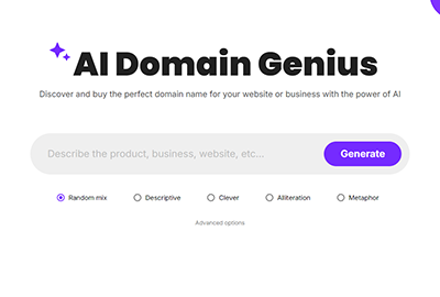 AI Domain Genius