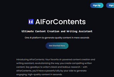 AI For Contents