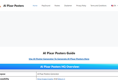 AI Pixar Posters