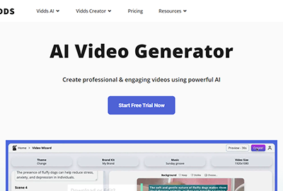 AI Video Generator by Vidds