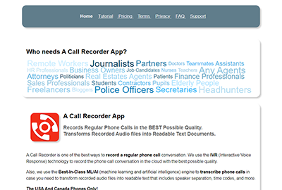 A Call Recorder App