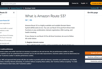 Amazon Route 53 WHOIS