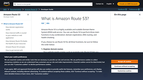 Amazon Route 53 WHOIS