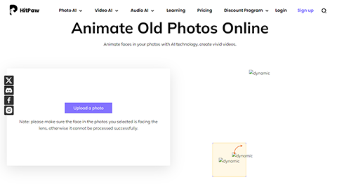 Animate Old Photos Online