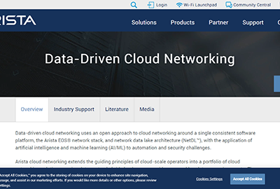 Arista Networks Cognitive Cloud Networking