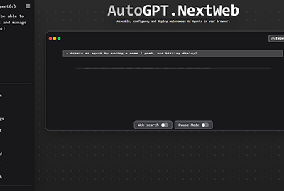 AutoGPT Nextweb