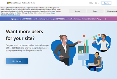 Bing Webmaster Tools