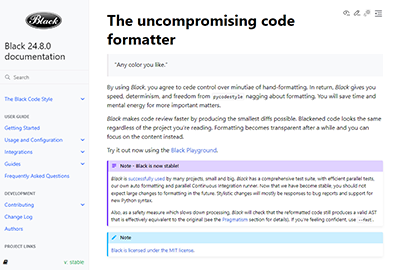 Black (Python)