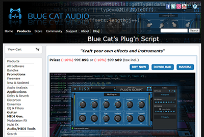 Blue Cat Audio Plug'n Script