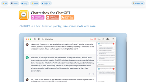 Chatterbox for ChatGPT