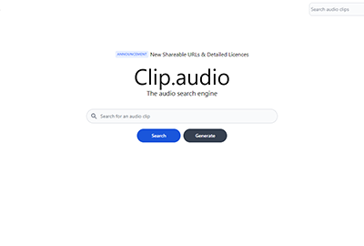 Clip audio