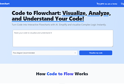 Code to Flow: Visualize your code