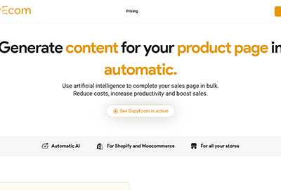 CopyEcom AI for Woocommerce