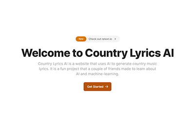 Country Lyrics AI