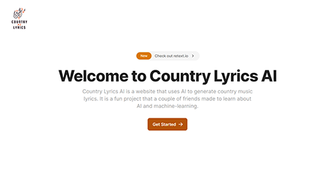 Country Lyrics AI