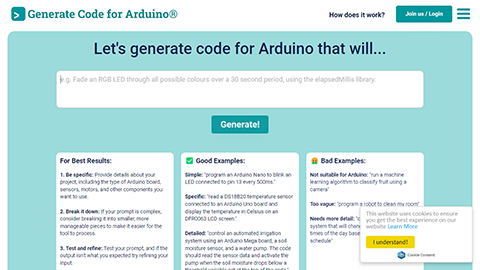 Duino Code Generator