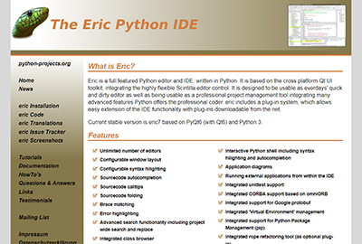 Eric Python IDE