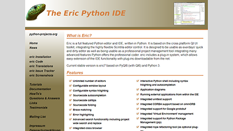 Eric Python IDE