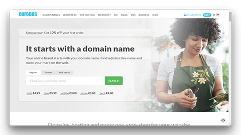 EuroDNS Domain Search