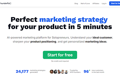 FounderPal Marketing Strategy Generator