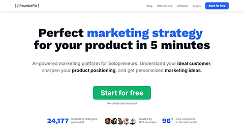 FounderPal Marketing Strategy Generator