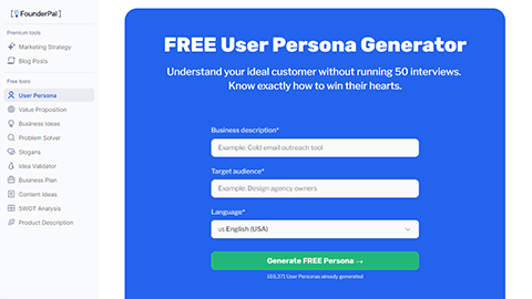 FounderPal Persona Generator