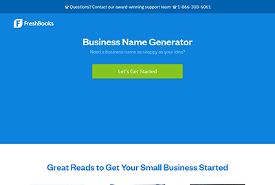 FreshBooks App Name Generator