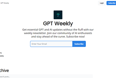 GPT Weekly