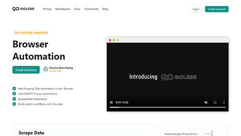 GoLess Browser Automation