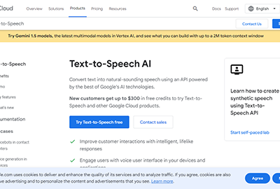 Google Cloud Text-to-Speech