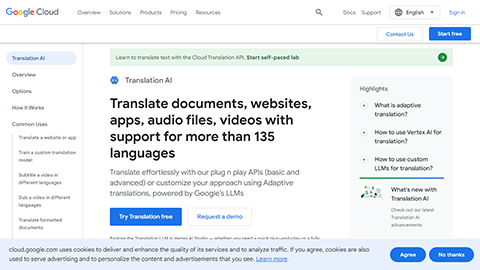 Google Cloud Translation