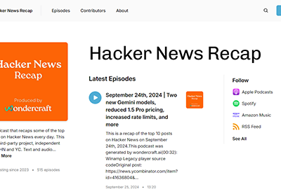 Hacker News Recap