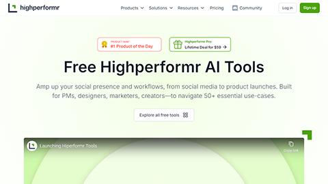 Highperformr AI Tools