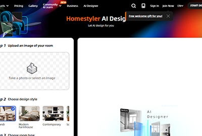 Homestyler AI Room Design