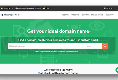HostPapa Domain Search