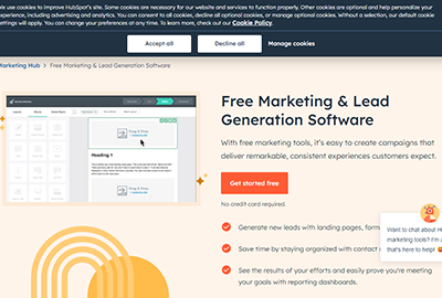 HubSpot Marketing Free