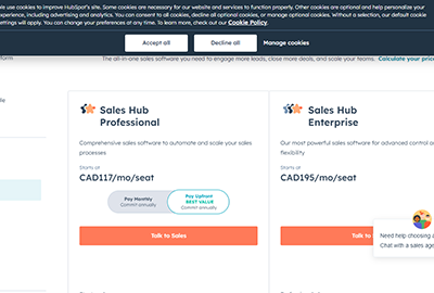 HubSpot Sales Starter