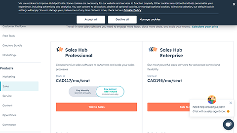 HubSpot Sales Starter