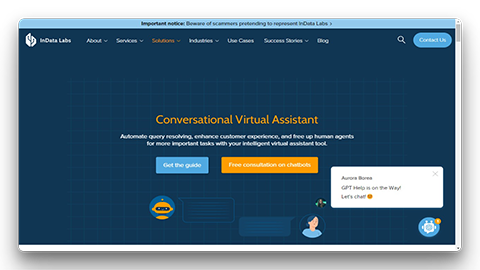 InDataLabs Virtual Assistant