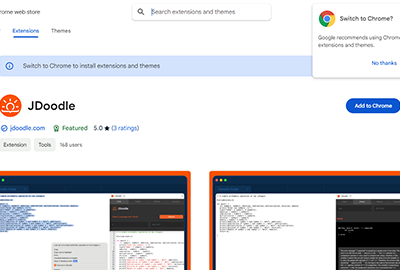 JDoodle IDE Chrome Extension for Coding