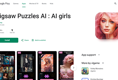 Jigsaw Puzzles AI : AI girls