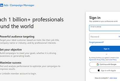 LinkedIn Campaign Manager