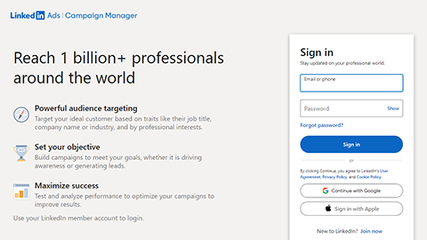 LinkedIn Campaign Manager