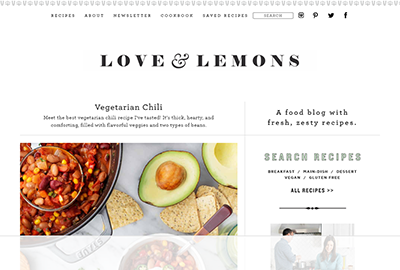 Love and Lemons Meal Planner