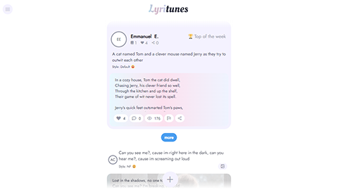 LyriTunes - AI Generated Lyrics