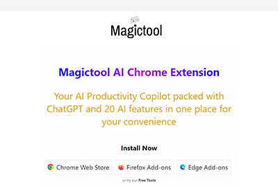 Magictool AI Chrome Extension