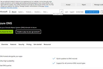 Microsoft Azure DNS Domain Search