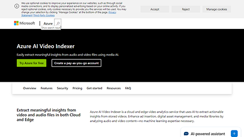 Microsoft Azure Video Indexer