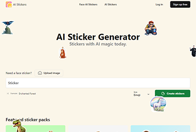 More Graphics AI Sticker Generator