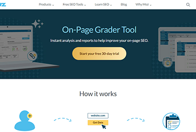 Moz On-Page Grader